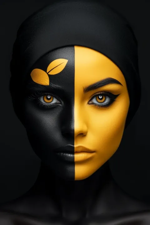 marcelofi_face_yellow_black__beautiful__minimalism_--chaos_50_-_8ca22b4a-d9a3-4752-9591-4538dd087326.webp