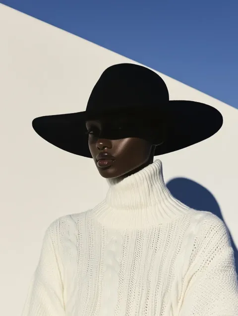 voyager_uno_A_woman_in_a_white_cable-knit_sweater_styled_in_the_d00b3055-7821-4e86-b795-4f0f0ca5d92e.webp