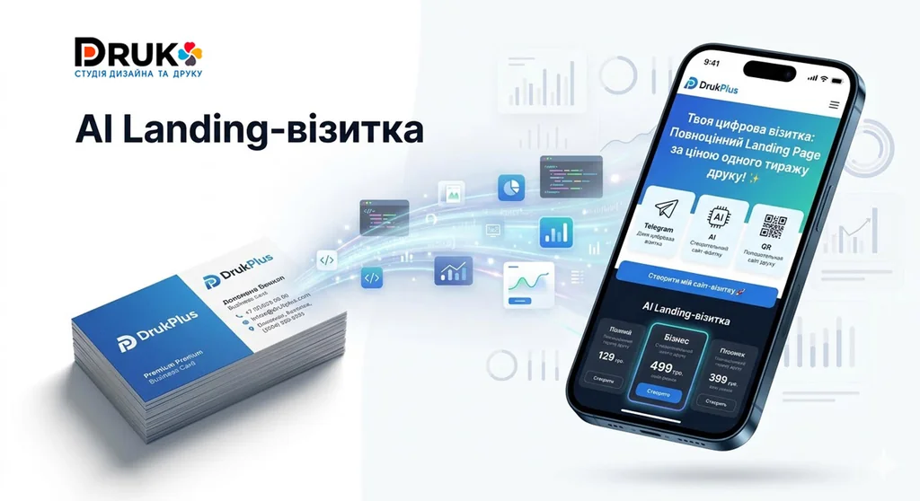 AI Landing Mockup