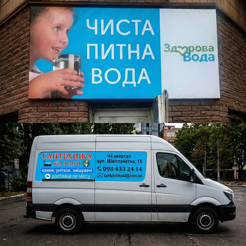 Робота 7 - дизайн і друк реклами для бізнесу